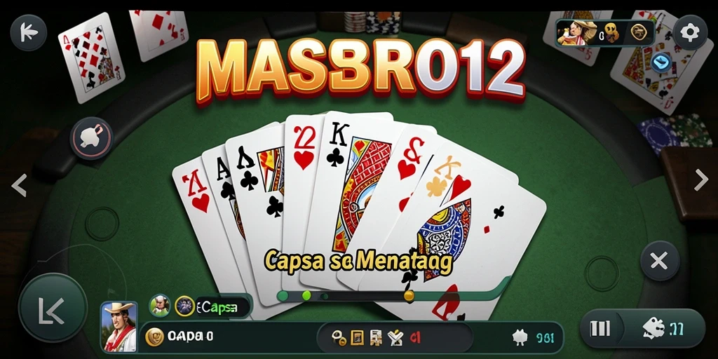 Tampilan antarmuka Capsa dalam MASBRO12 yang menawan.